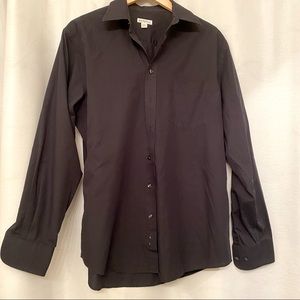 Black button down shirt | Merona